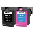 HP 300 BK + color