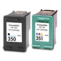 HP 350 BK + 351 color