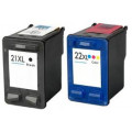 HP 21 BK + 22 color