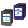 HP 27 BK + 28 color