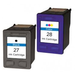 HP 27 BK + 28 color