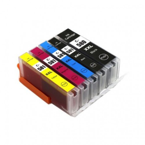 Canon PGI-580 XXL BK + CLI-581 XXL CMYK - 5 pack
