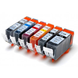 Canon PGI-520 XL BK + CLI-521 XL CMYKGY - 6 pack