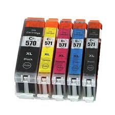 Canon PGI-570 XL BK + CLI-571 XL CMYK - 5 pack
